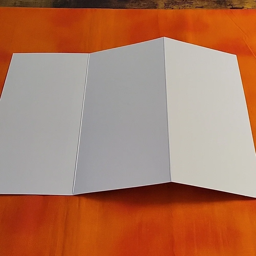 Studio His & Hers 50 Wedding Programs New White Embossed